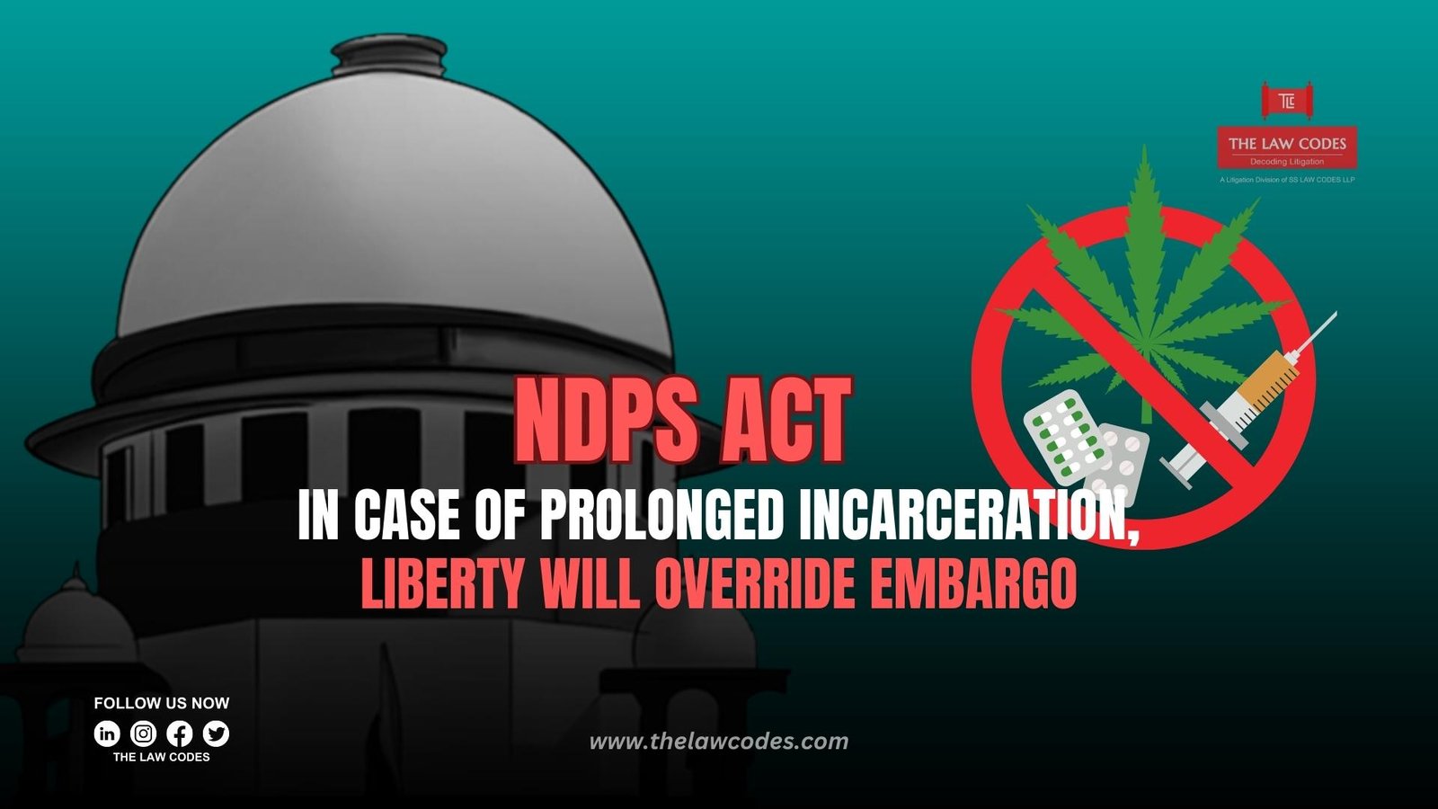 NDPS Act | In Case Of Prolonged Incarceration, Liberty Will Override Embargo Under Section 37: Supreme Court Grants Bail