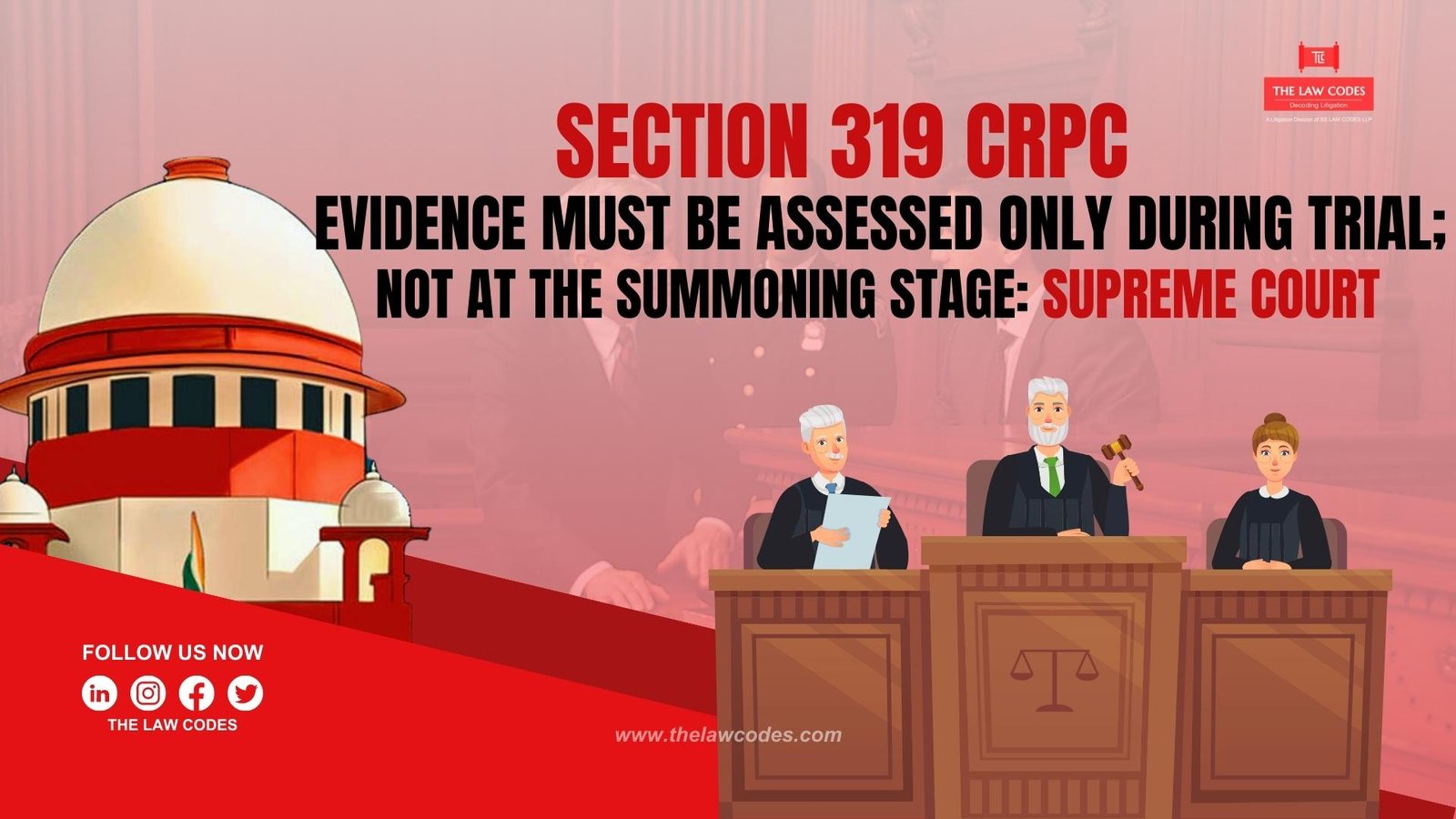 Section 319 CrPC | Evidence Must Be Assessed Only During Trial; Not At The Stage Of Summons: Supreme Court