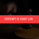 Contempt of Court Law