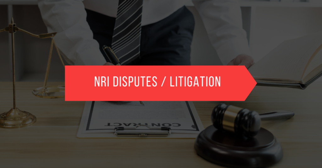 NRI disputes _ litigation