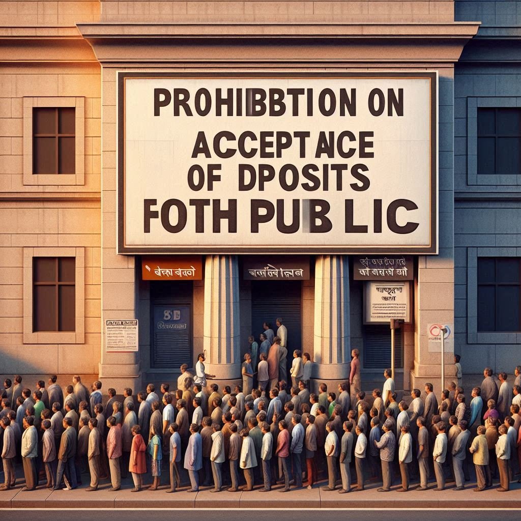 Prohibition on Acceptance of Deposits from Public