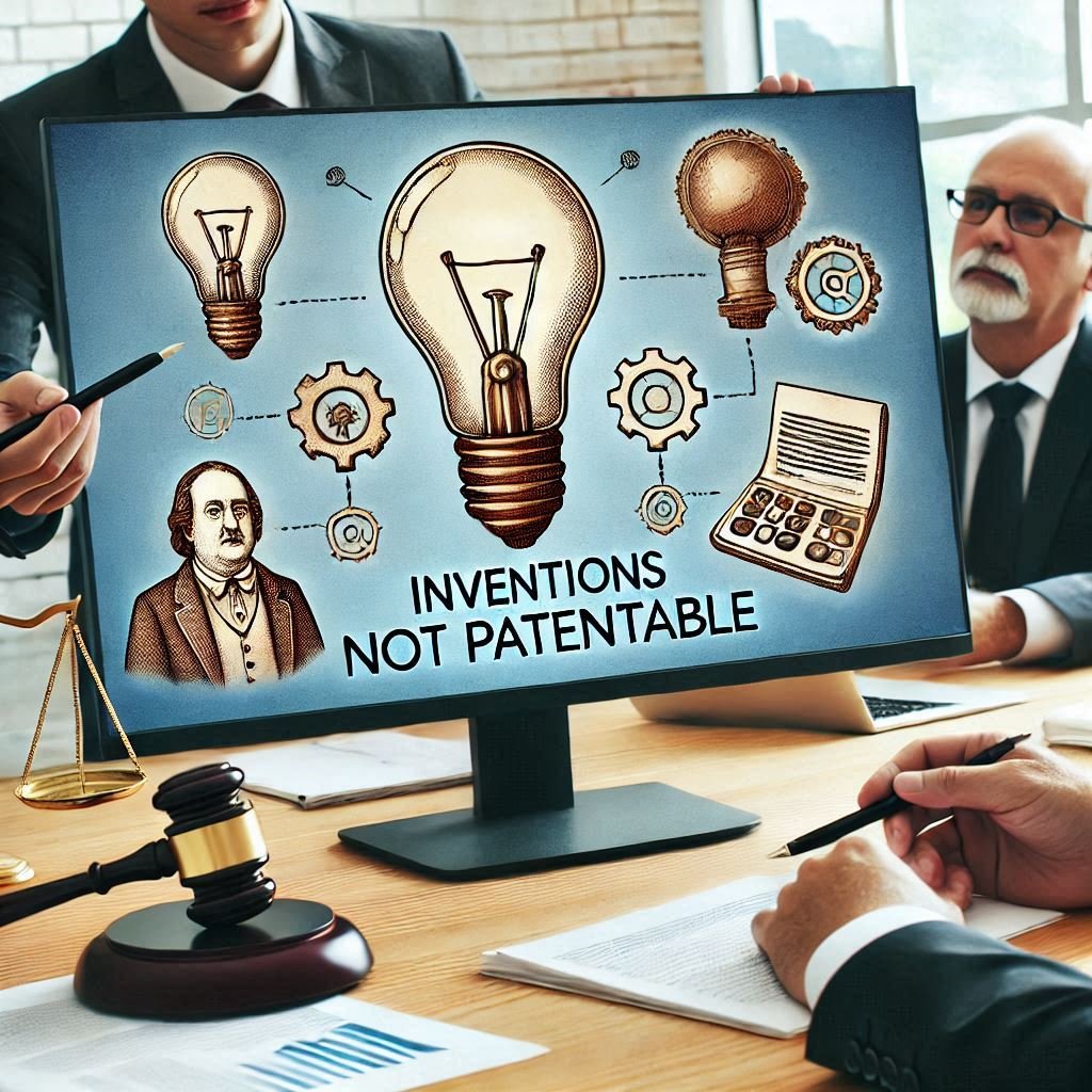 Inventions Not Patentable