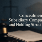 Concealment in Subsidiary Companies and Holding Structures
