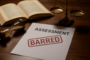 Partial Retrospective Operation: Assessment Barred