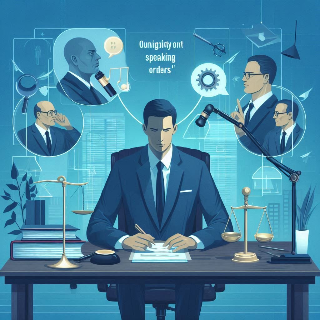 Necessity of Speaking Orders
